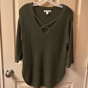 Like new Olive-tunic sweater